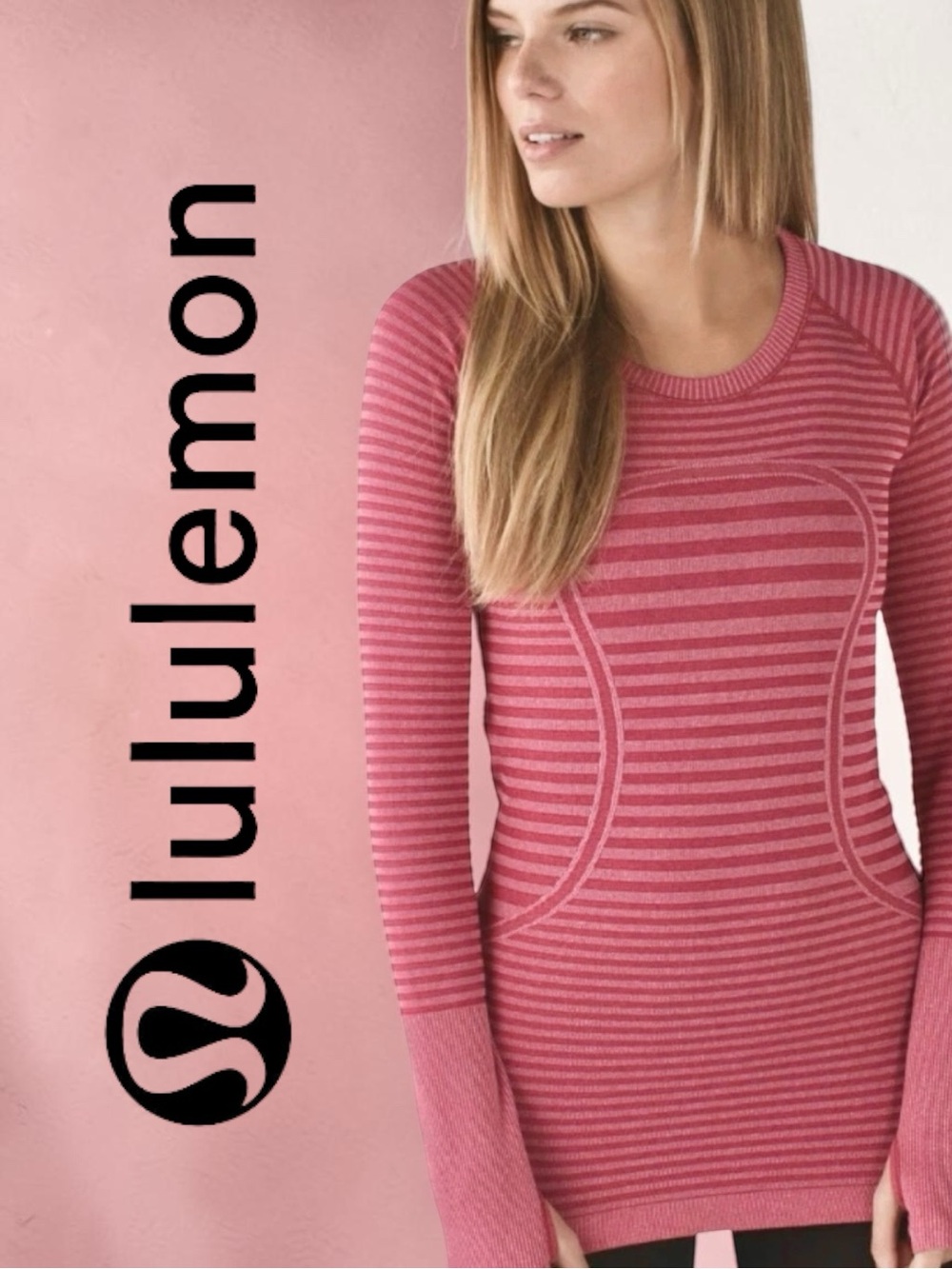 lululemon • Vintage Swiftly Tech Long Sleeve Heathered Berry Rumble || Size 2